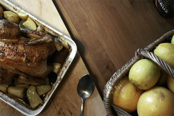 Poulet rôti de grand maman
